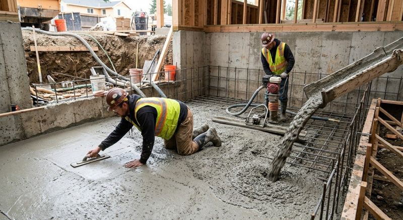 Basement Concrete Installation in Aldie, VA