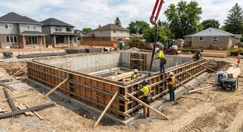 Foundation Construction in Fairfax County, VA