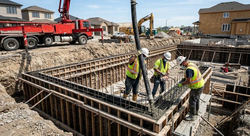 Foundation Wall Pouring in Burtonsville, MD