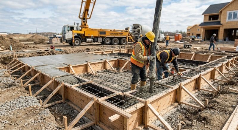 Foundation Wall Pouring in Germantown, MD