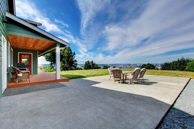Concrete Patio Installation project example