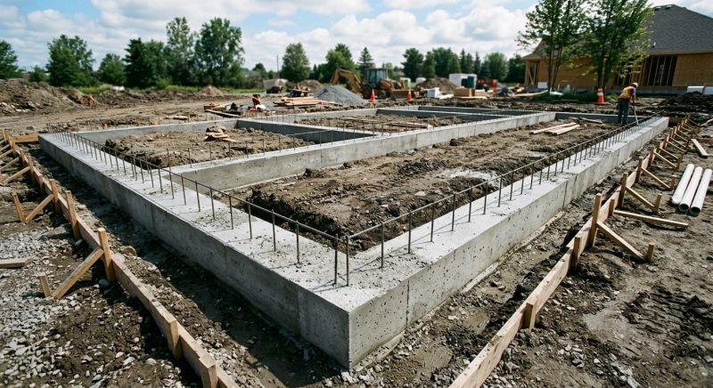 House Footing Construction in Fairfax County, VA